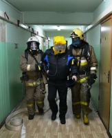 В Нижневартовске прошли пожарно-тактические учения
